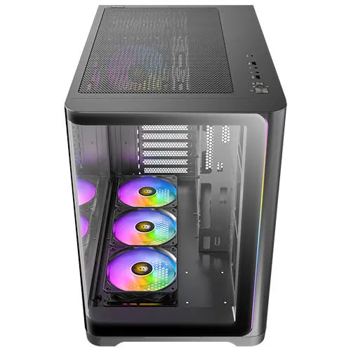 Antec C5 Curve ARGB Midi-Tower Case with window and RGB lighting, Black