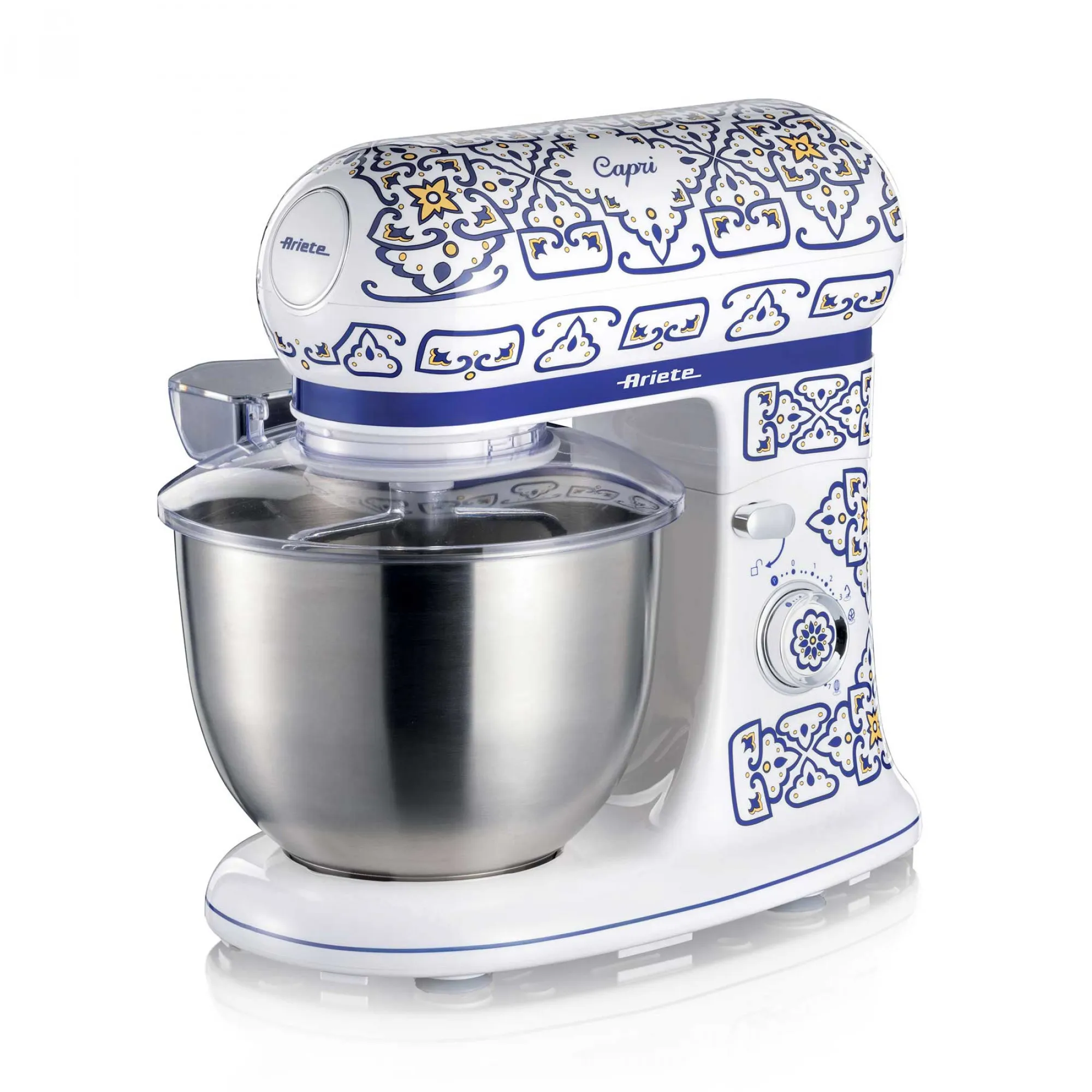 Ariete Capri 1588 K&ouml;ksmaskin 1200 W 5,5 L Vit, Ljusbl&aring;