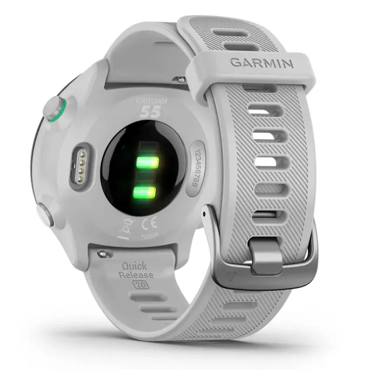 Garmin Forerunner 55 tr&auml;ningsklocka, vit