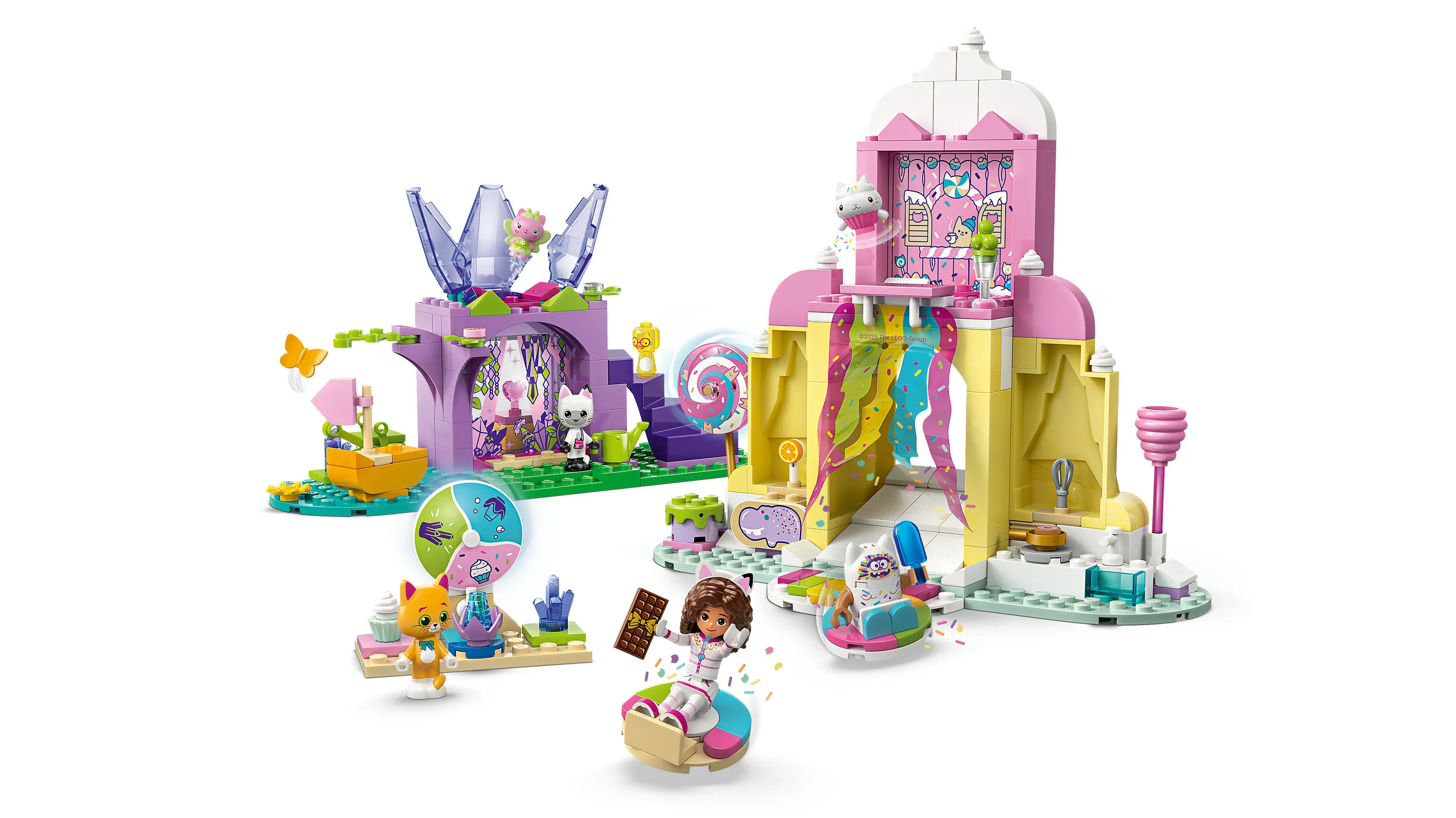 LEGO Gabby&rsquo;s Dollhouse Candy Mountain and Kispu Garden 11205