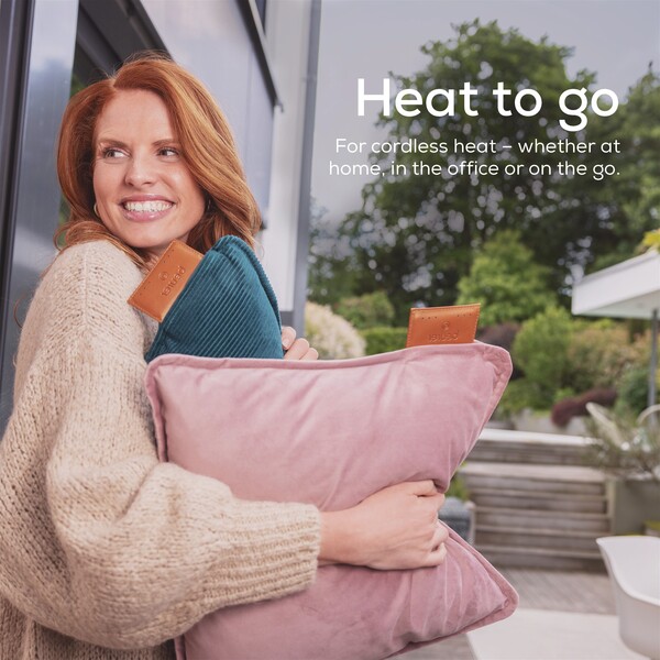 Beurer HK 77 Heaty Cordless Heating Pad - Blush-Rose