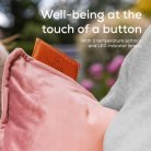 Beurer HK 77 Heaty Cordless Heating Pad - Blush-Rose