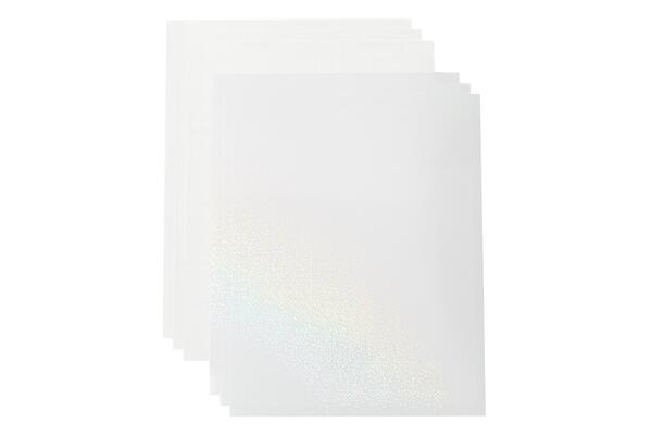 Cricut Sticker Set Waterproof A4 - 5 sheets (White Holographic)