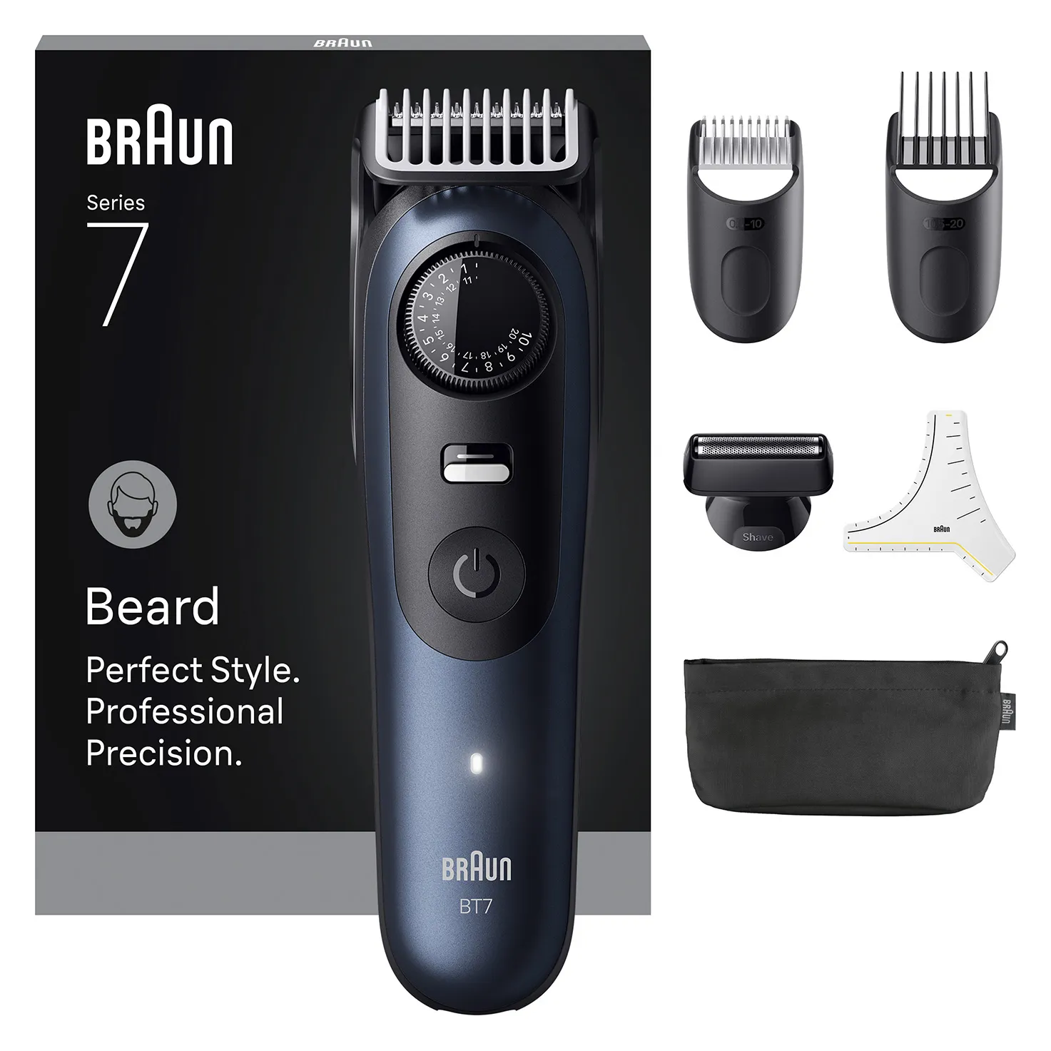 Braun Series 7 BT7520 - sk&auml;ggtrimmer, djupbl&aring;