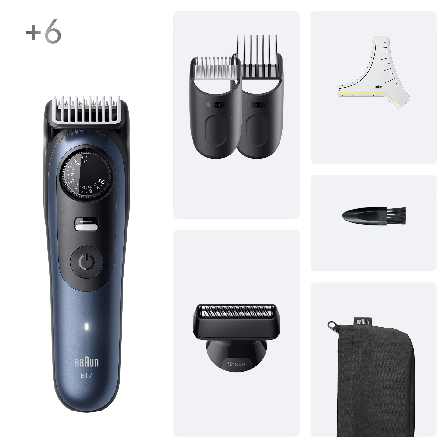 Braun Series 7 BT7520 - sk&auml;ggtrimmer, djupbl&aring;
