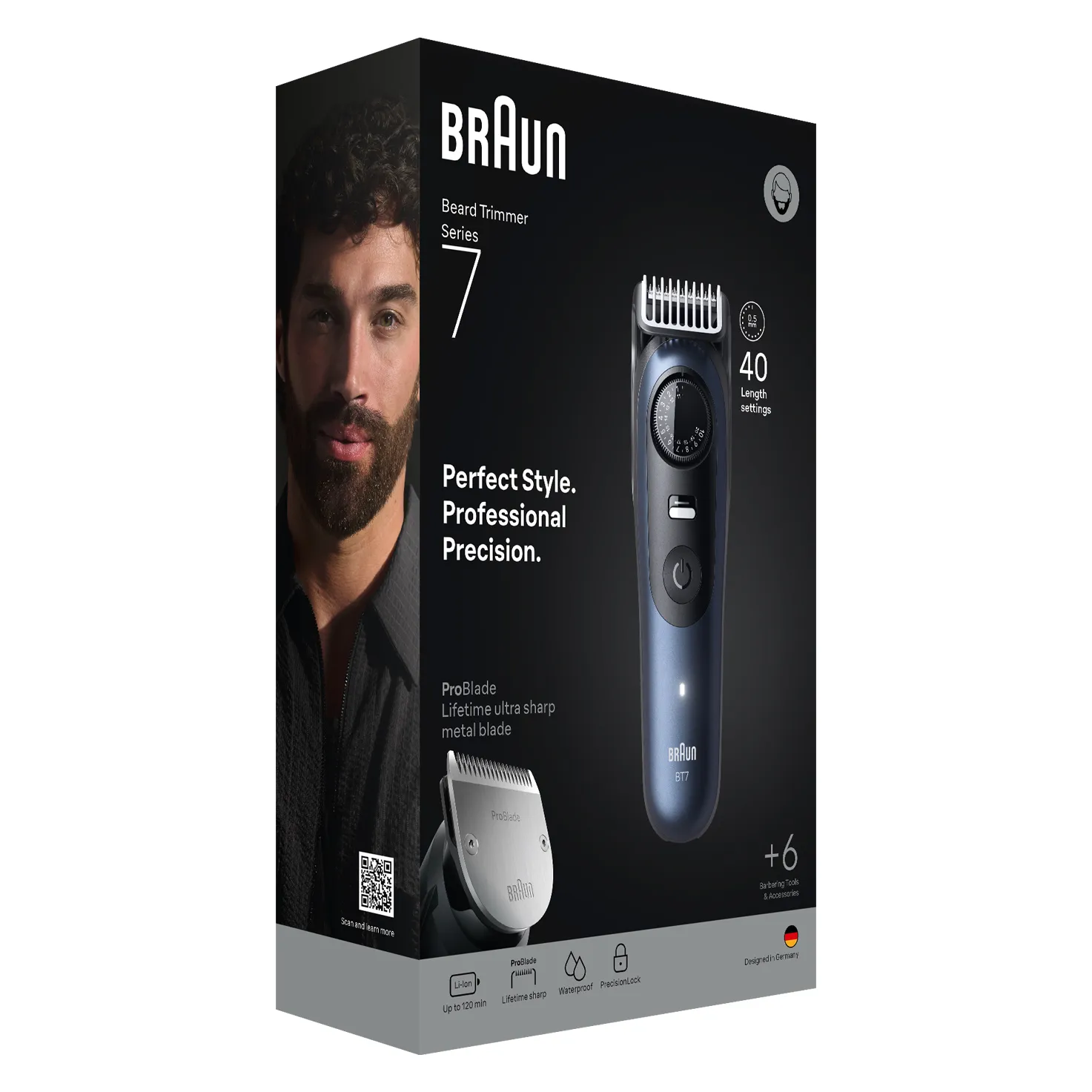 Braun Series 7 BT7520 - sk&auml;ggtrimmer, djupbl&aring;