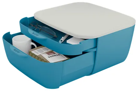 Leitz Cosy 2-ltk vetolaatikosto sininen