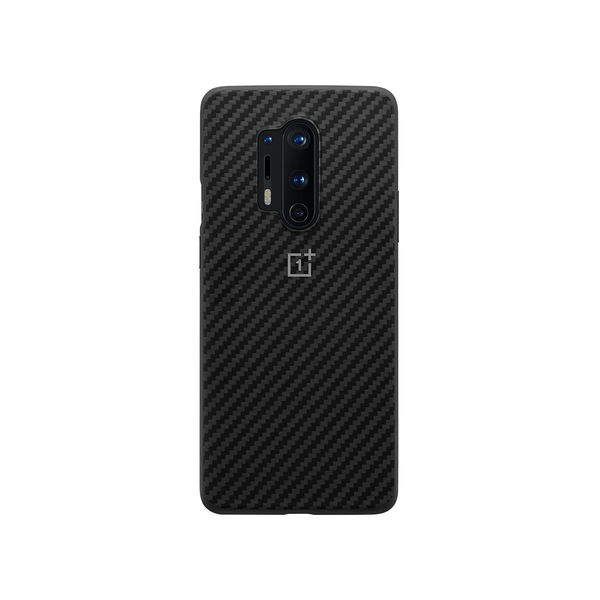 OnePlus 8 Pro Bumper Case karbon, Musta