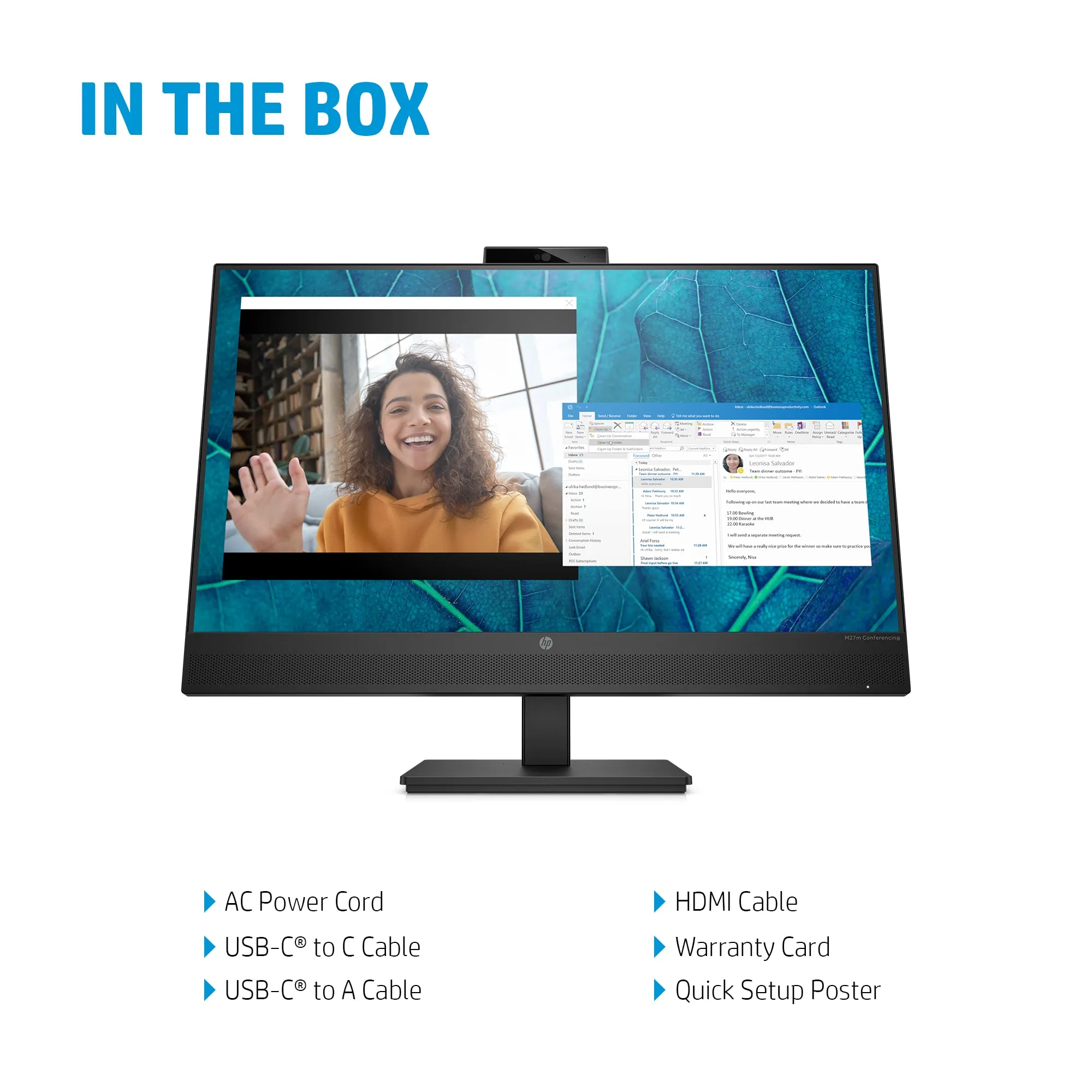 HP 27&quot; M27m Full HD, IPS -n&auml;ytt&ouml;