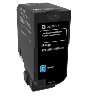 Lexmark 74C2SC0 toner cartridge, Cyan