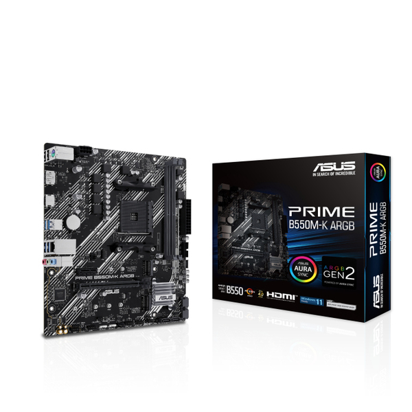 Asus PRIME B550M-K ARGB mATX-emolevy