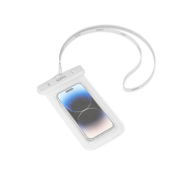 Spello Waterproof Pouch for smartphones - white