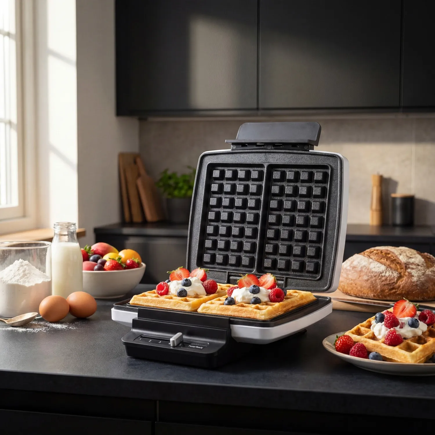 Adler AD 3085 Waffle Maker, 1800 W, White