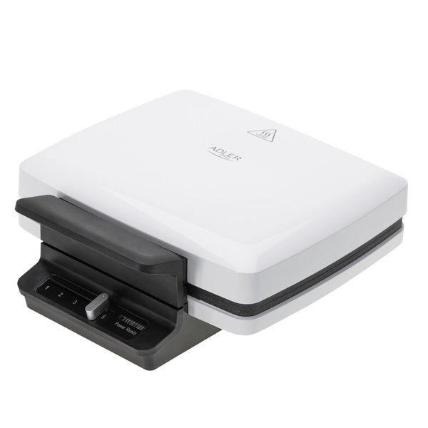 Adler AD 3085 Waffle Maker, 1800 W, White