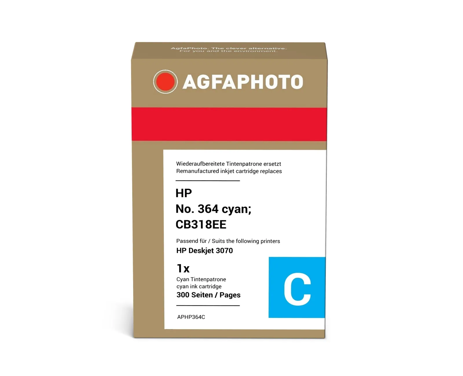AGFAPHOTO APHP364C ink cartridge, 5 ml, Cyan