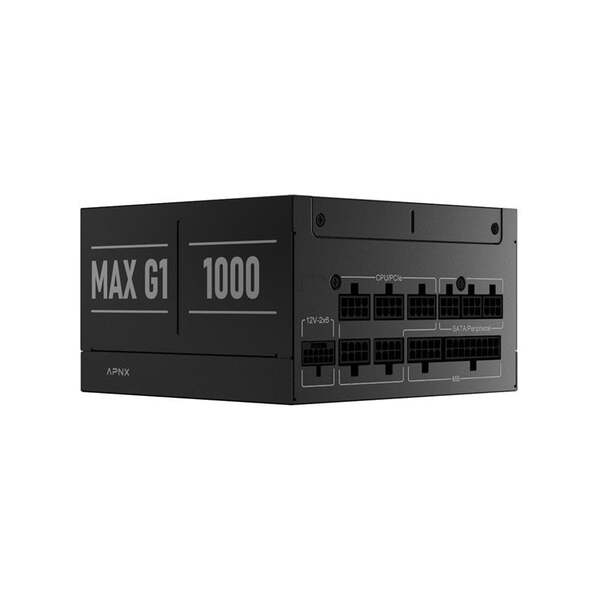 APNX MAX G1 1000W, ATX 3.1, PCIe 5.1 - PSU, 80 Plus Gold