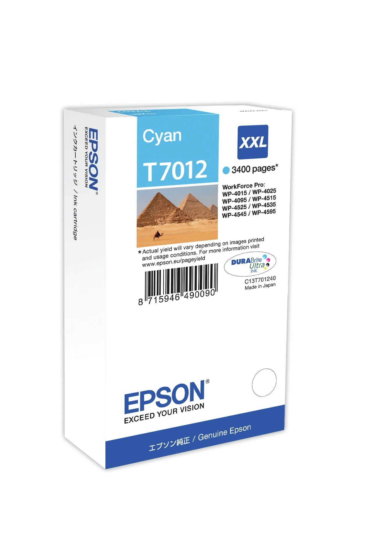 EPSON CYAN WP4000/4500 INK XXL