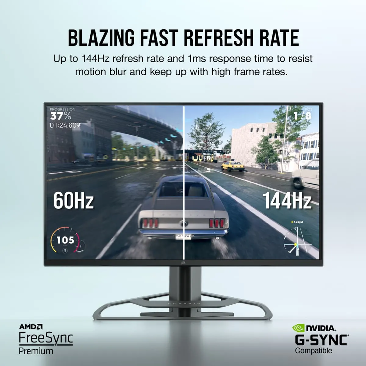 Corsair 32&quot; Xeneon 32UHD144 4K UHD, IPS - gamingsk&auml;rm