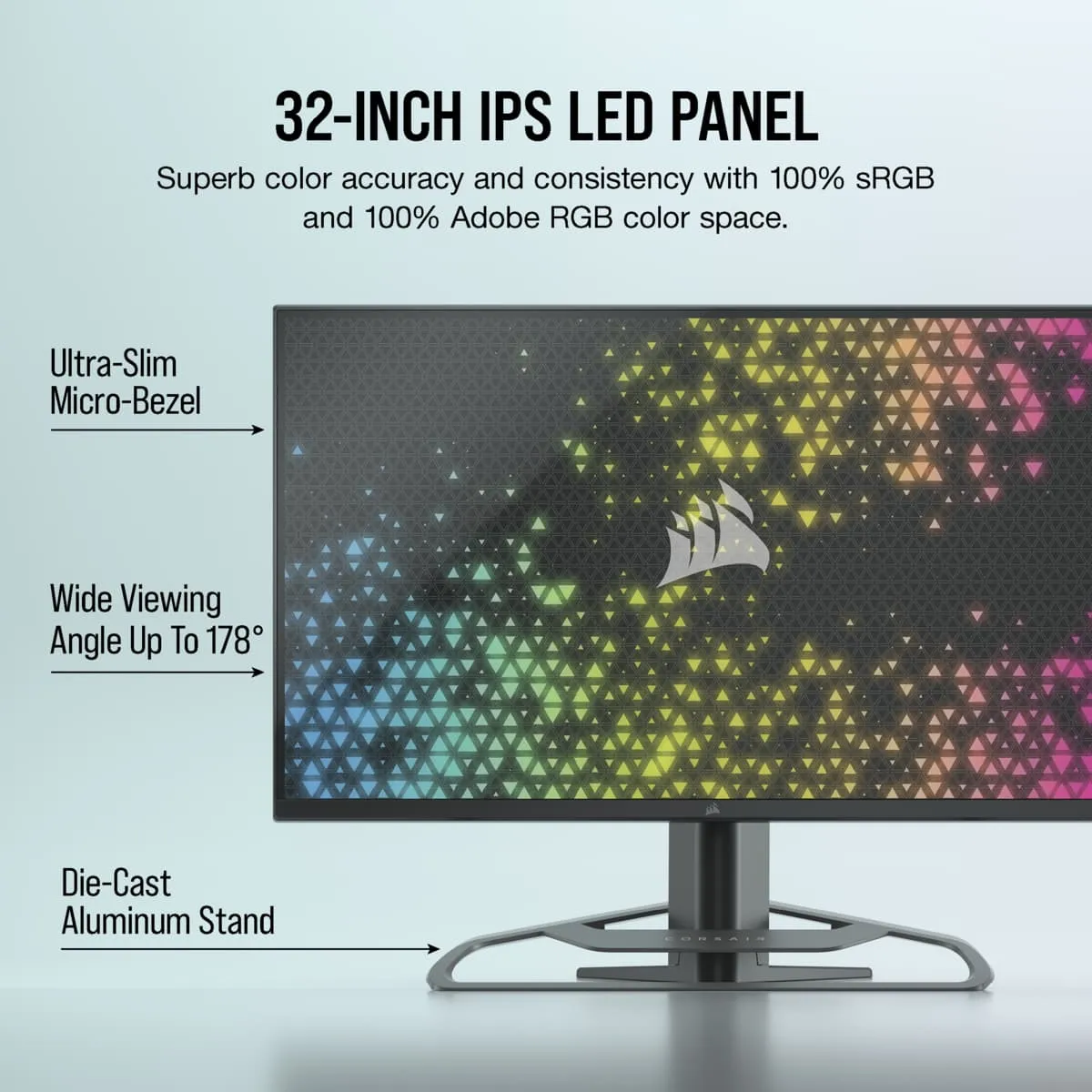 Corsair 32&quot; Xeneon 32UHD144 4K UHD, IPS - gamingsk&auml;rm