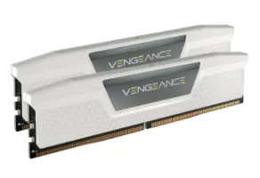 Corsair VENGEANCE 32 Gt (2 x 16 Gt) DDR5 6000 MHz, CL38 -muisti, valkoinen (EXPO/XMP)