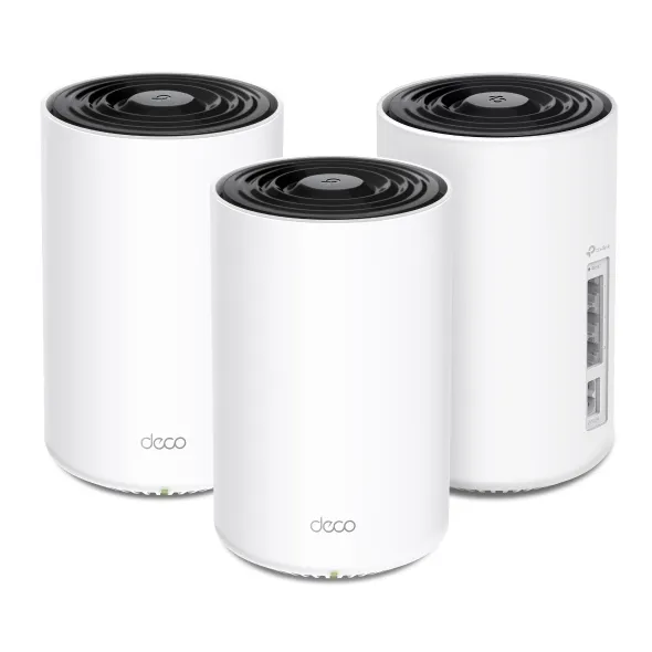 TP-Link Deco PX10 (3-pack) - Koko kodin Powerline Mesh -Wi-Fi-järjestelmä, valkoinen