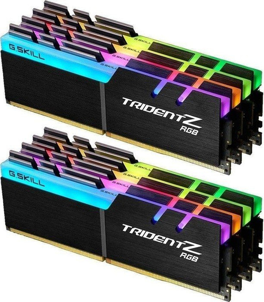 G.Skill Trident Z RGB 128 Gt (8 x 16 Gt) DDR4 3200 MHz, CL14 -muisti, Musta