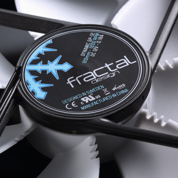 Fractal Design Dynamic GP-12, 120mm, ARGB PWM -case fan, white