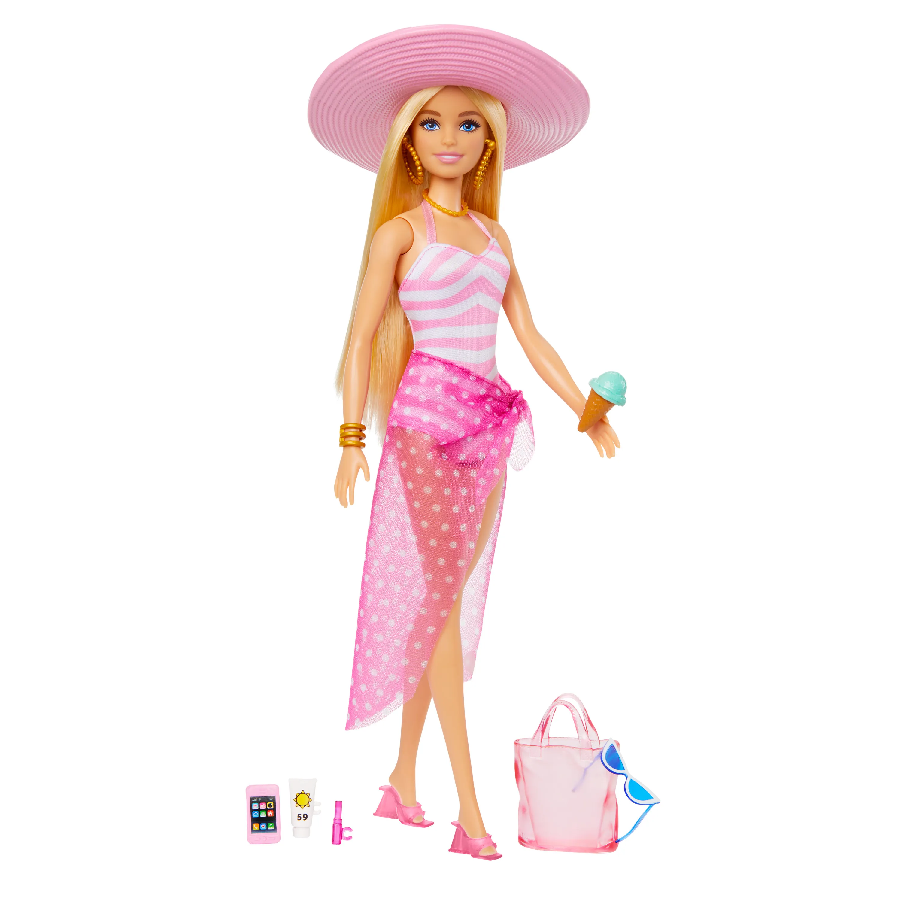 Mattel Barbie beach day barbie, doll