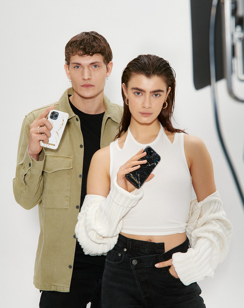 iDeal of Sweden Fashion Case, iPhone 13 - Case, Carrara Gold