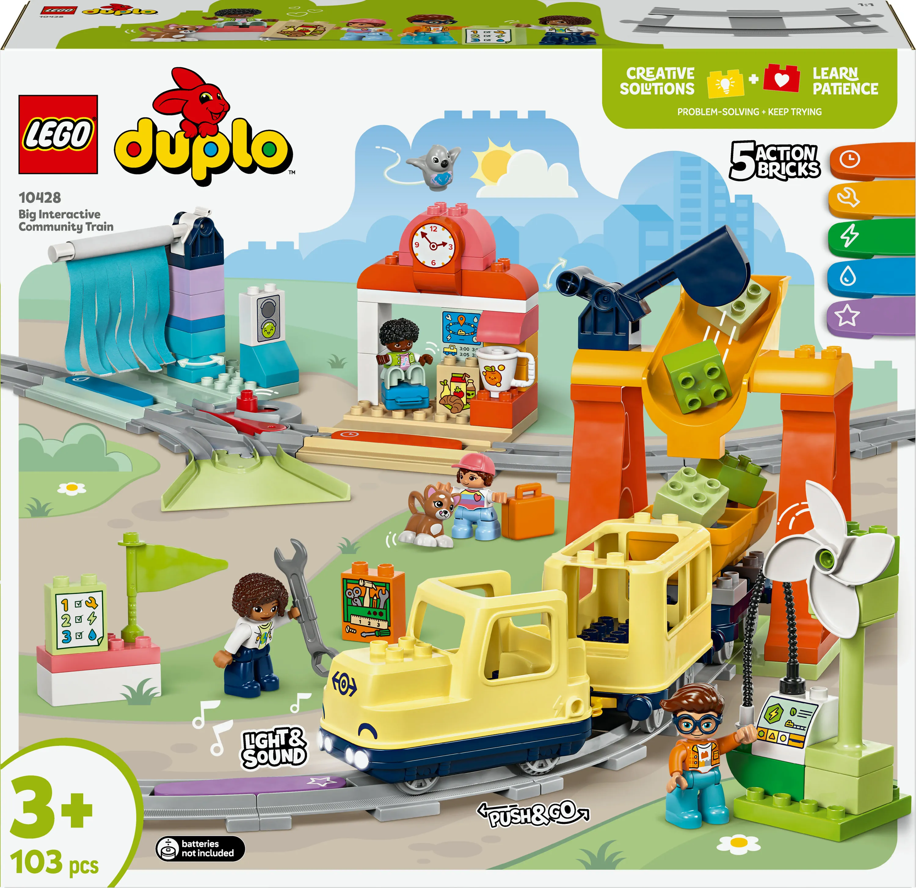 LEGO DUPLO Town Large Interactive Local Train 10428