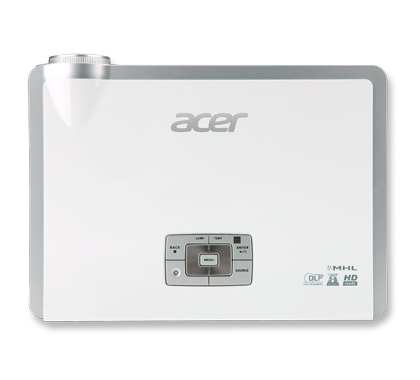 ACER K335 WXGA LED DLP 3D 10000/1 1000lm USB 30000 Hrs Projector