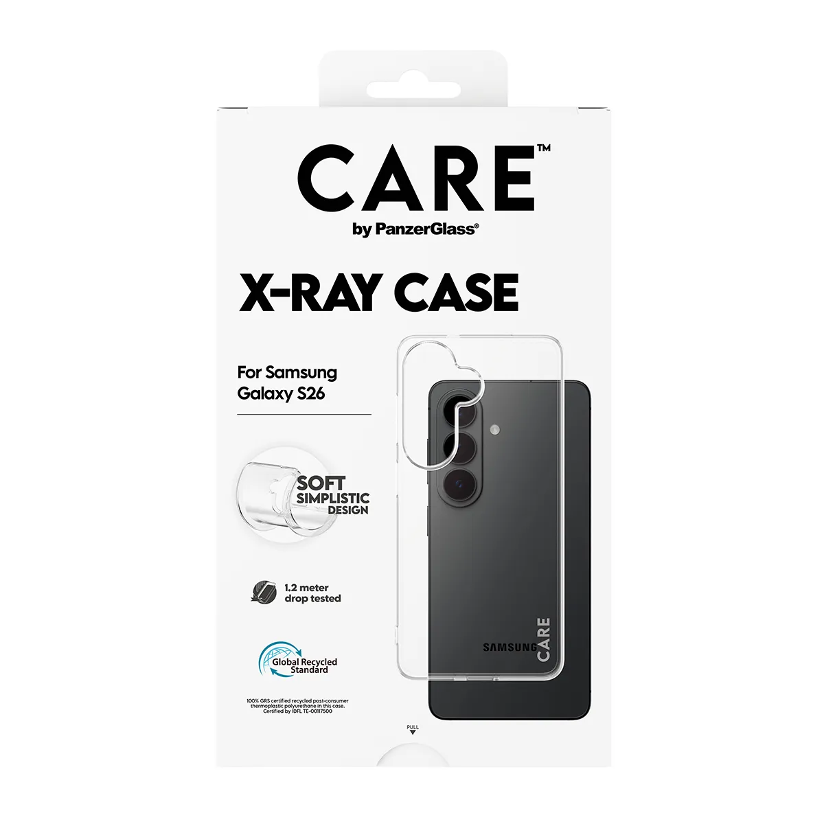 PanzerGlass CARE X-Ray Case for Galaxy S26, Clear