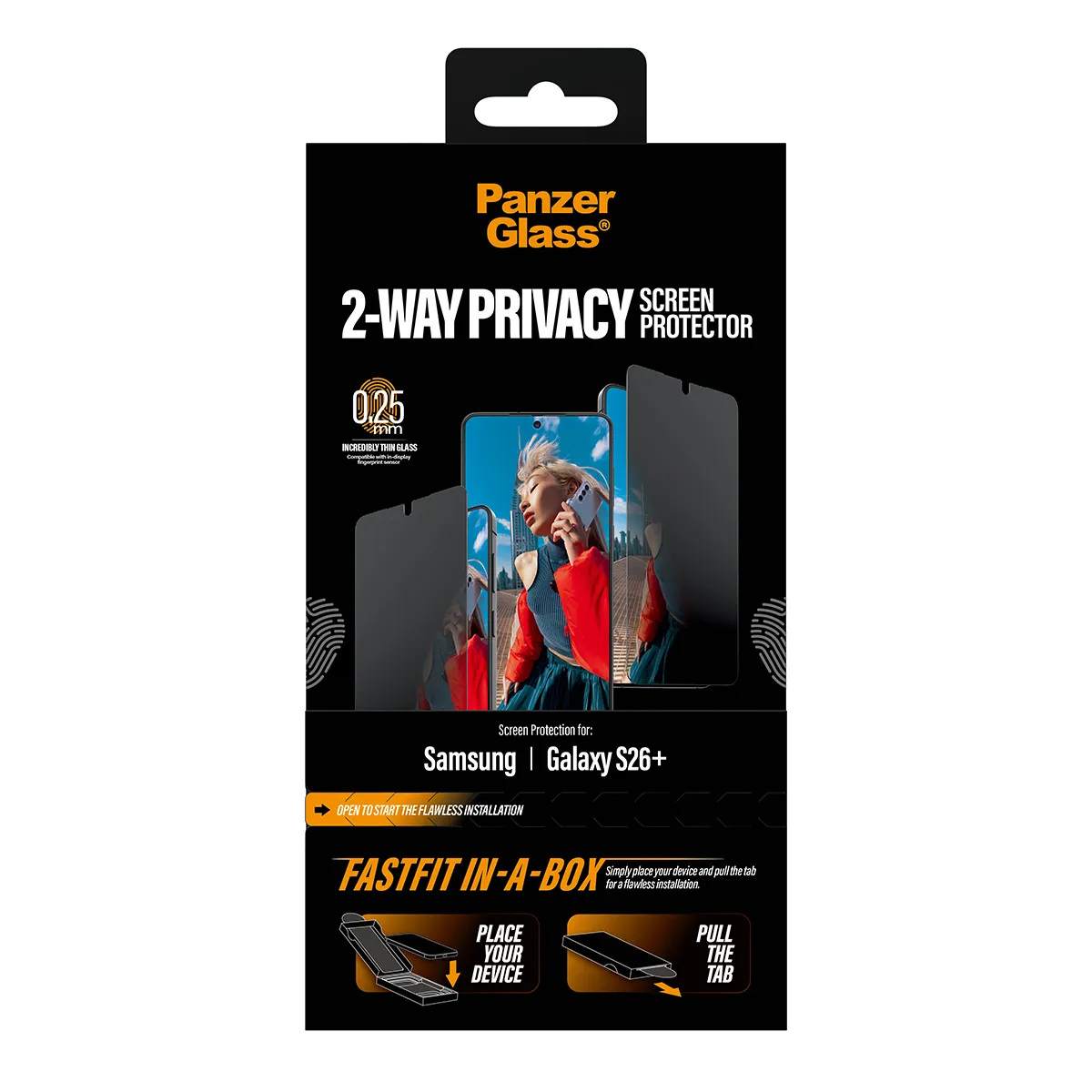 PanzerGlass Ultra-Wide Fit Alignerkit Galaxy S26 Plus - Screen Protector, Privacy