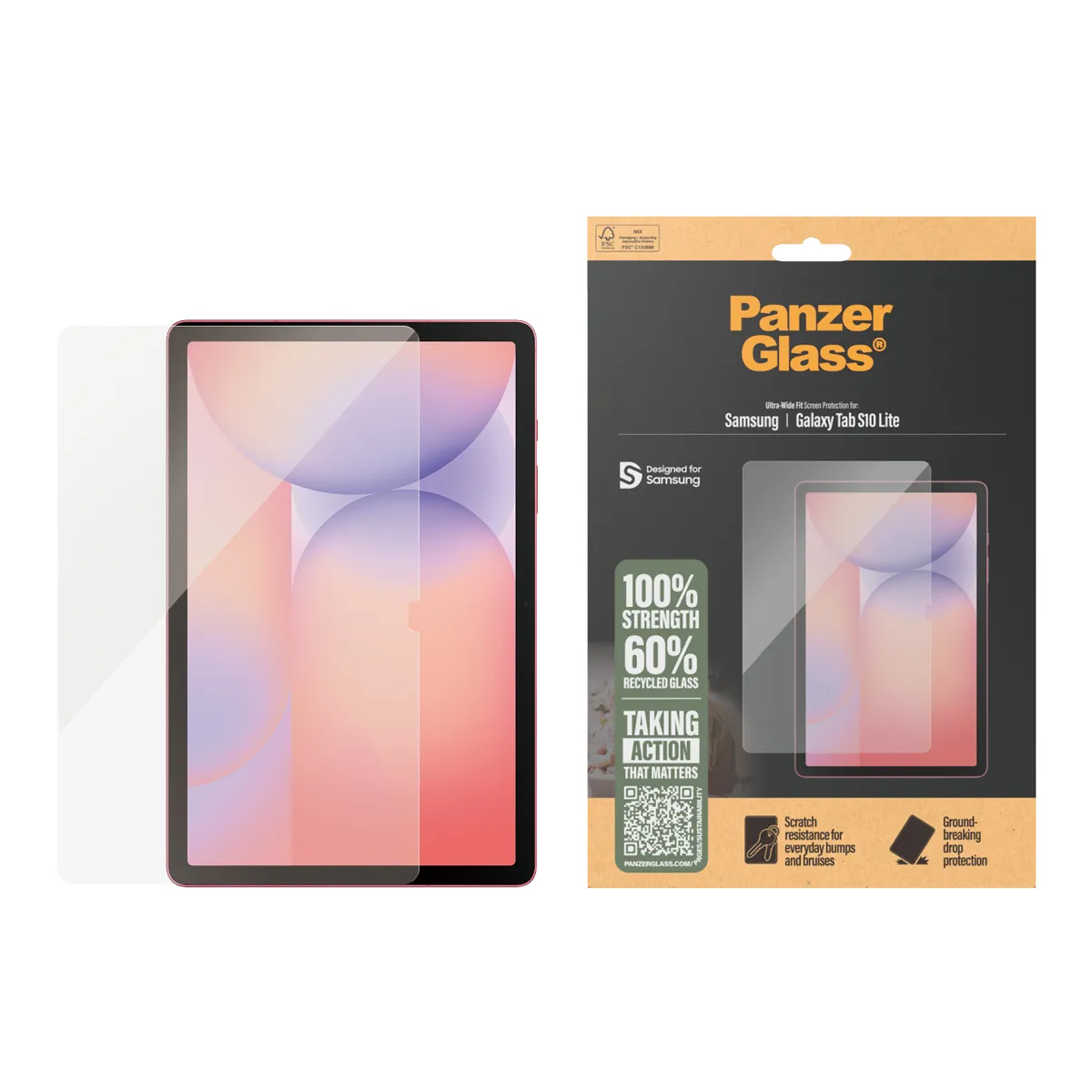 PanzerGlass Screen Protector Samsung Galaxy Tab S10 Lite UWF