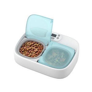 PETONEER Two-Meal Smart Feeder with Cooling for Cats and Small Dogs