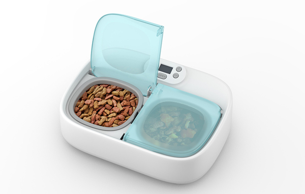 PETONEER Two-Meal Smart Feeder with Cooling for Cats and Small Dogs