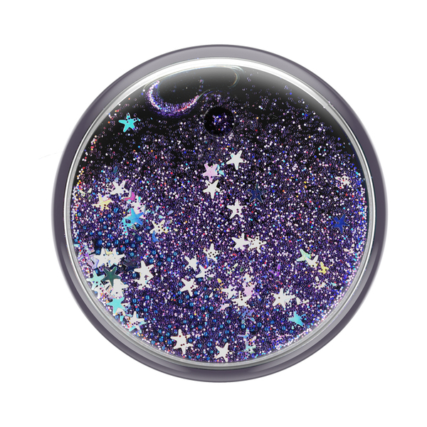 POPSOCKETS Tidepool Galaxy Purple Avtagbart Grip med St&auml;llfunktion LUXE