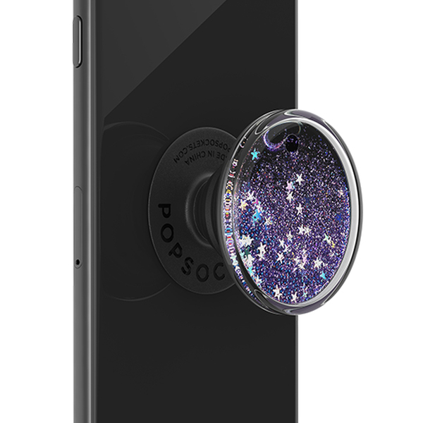 POPSOCKETS Tidepool Galaxy Purple Avtagbart Grip med St&auml;llfunktion LUXE