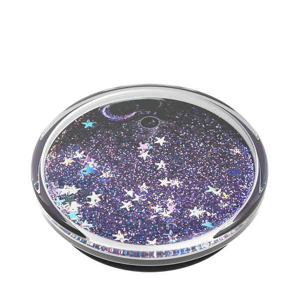 POPSOCKETS Tidepool Galaxy Purple Avtagbart Grip med St&auml;llfunktion LUXE