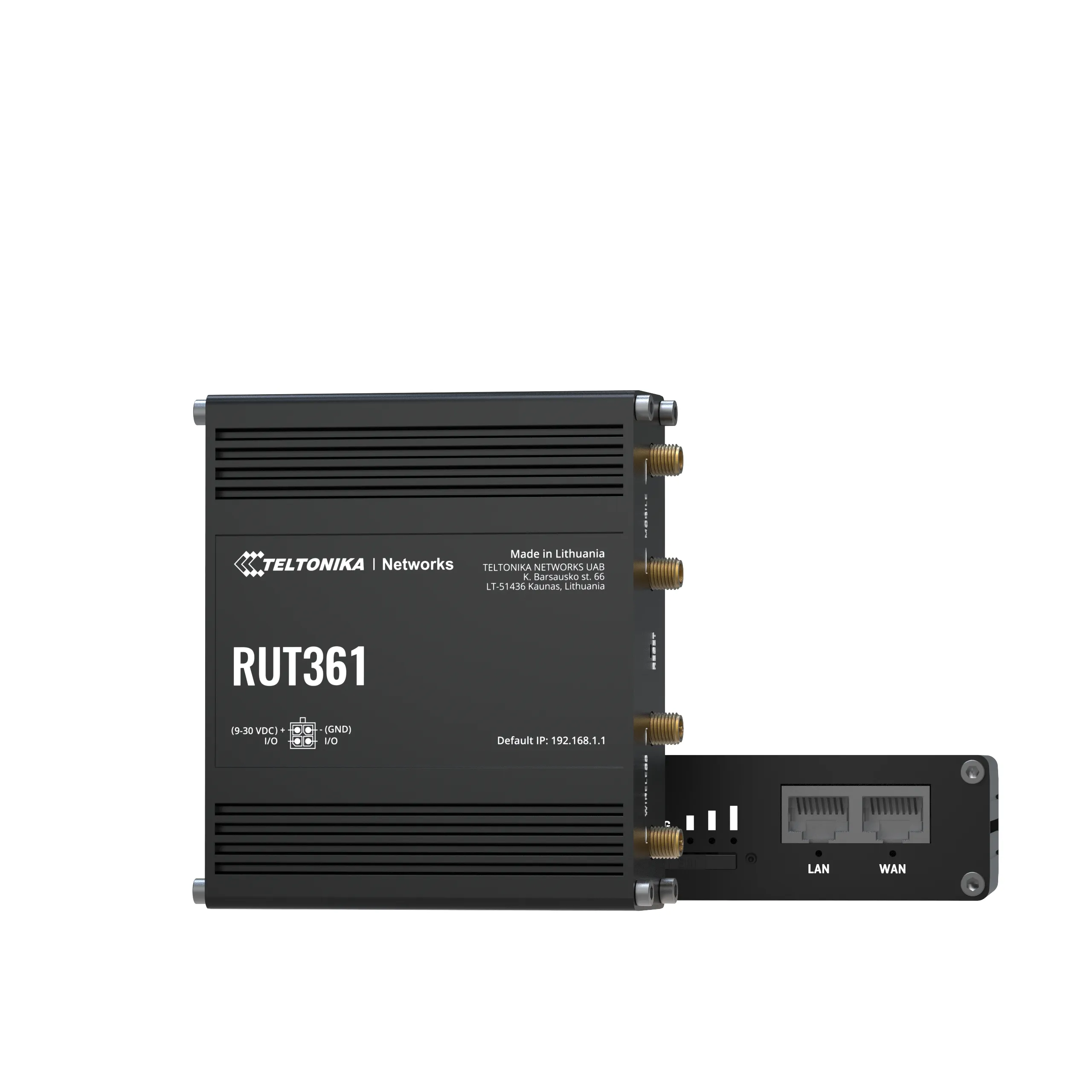 Teltonika RUT361 - Cellular network router, Black