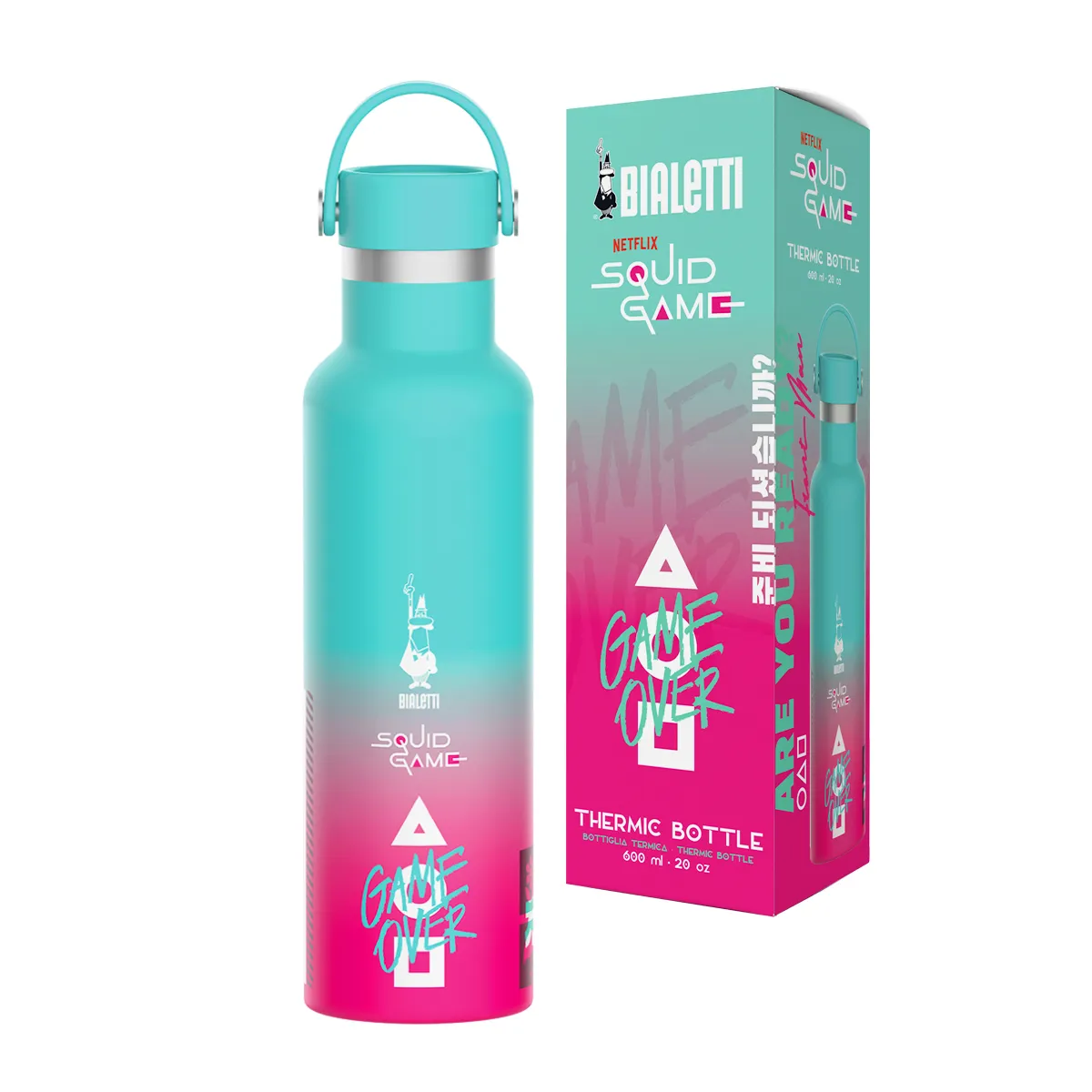 Bialetti Thermosflasche 600ml Squid Game