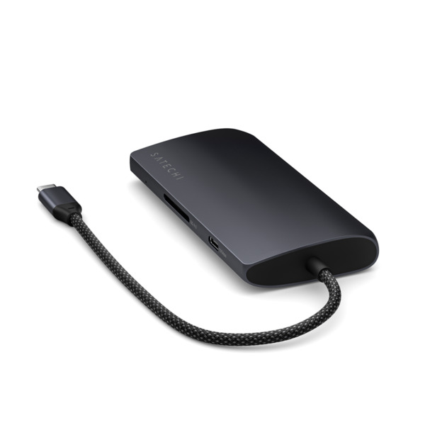 Satechi USB-C Multiport Adapter 8K with Ethernet V3 - Midnight