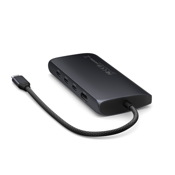 Satechi USB-C Multiport Adapter 8K with Ethernet V3 - Midnight