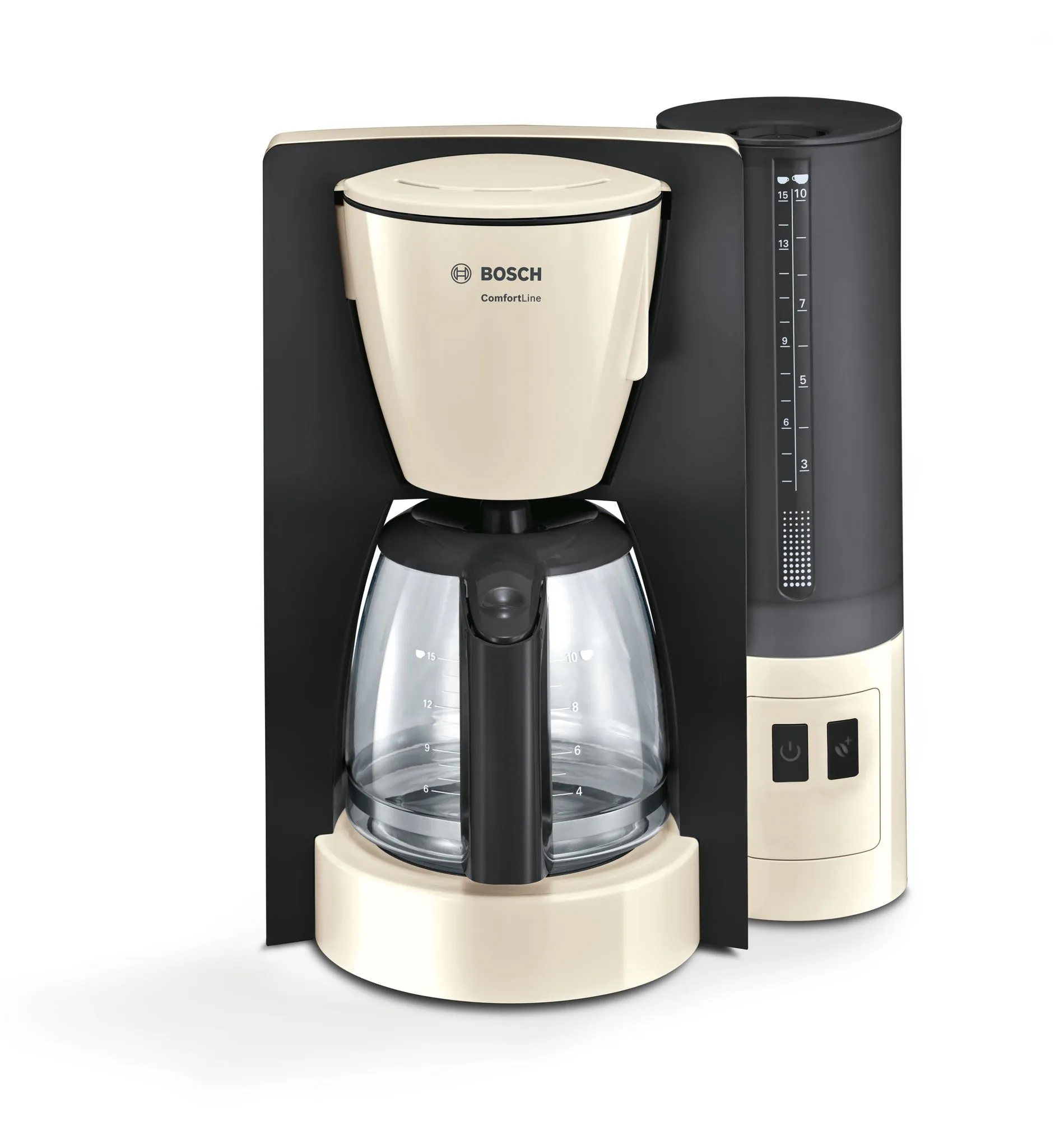 Bosch ComfortLine -kahvinkeitin, Beige, Musta