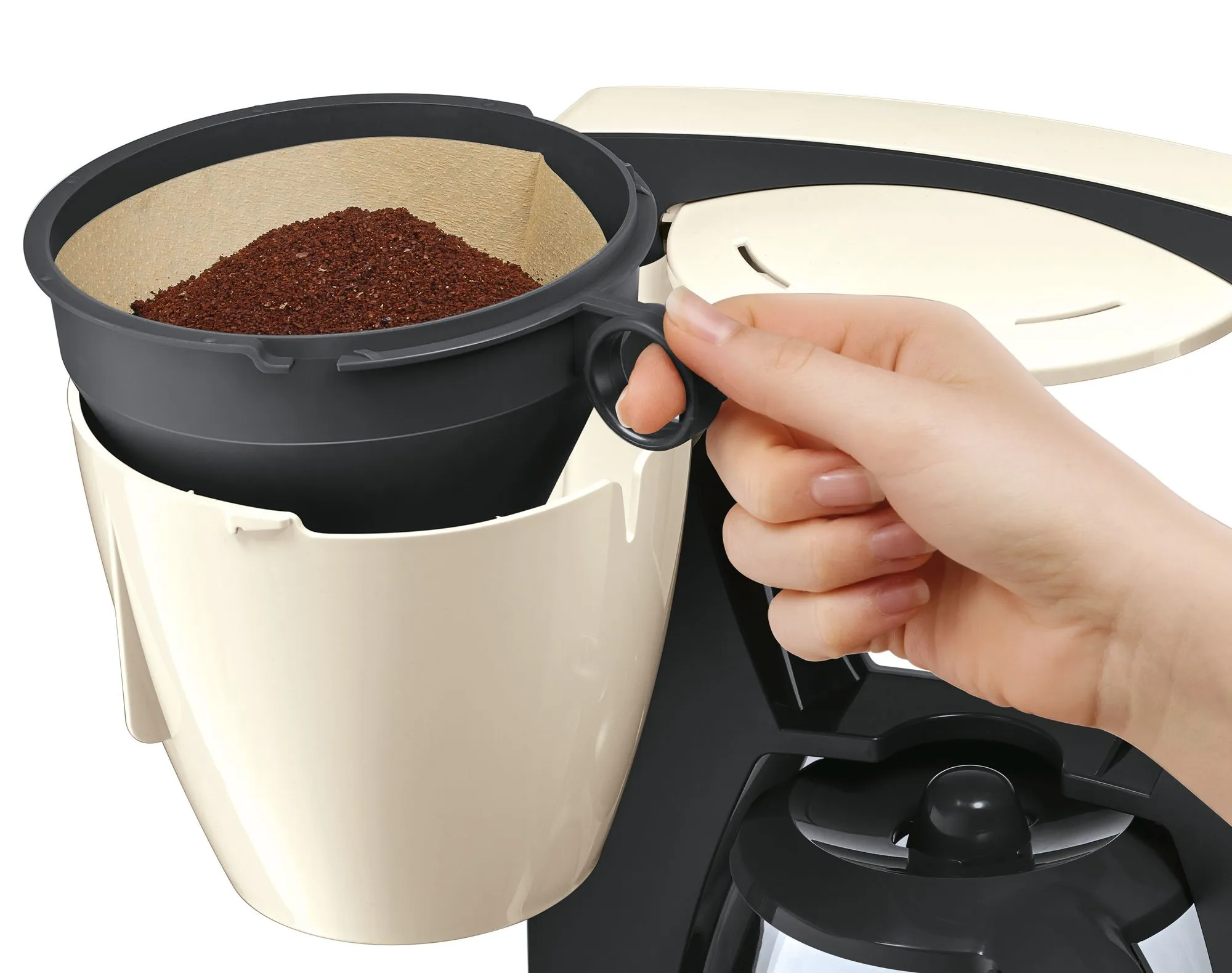 Bosch ComfortLine - coffee maker, Beige, Black