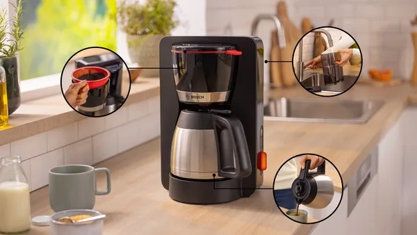 Bosch MyMoment - coffee maker, Black