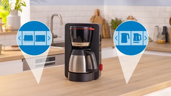 Bosch MyMoment - coffee maker, Black