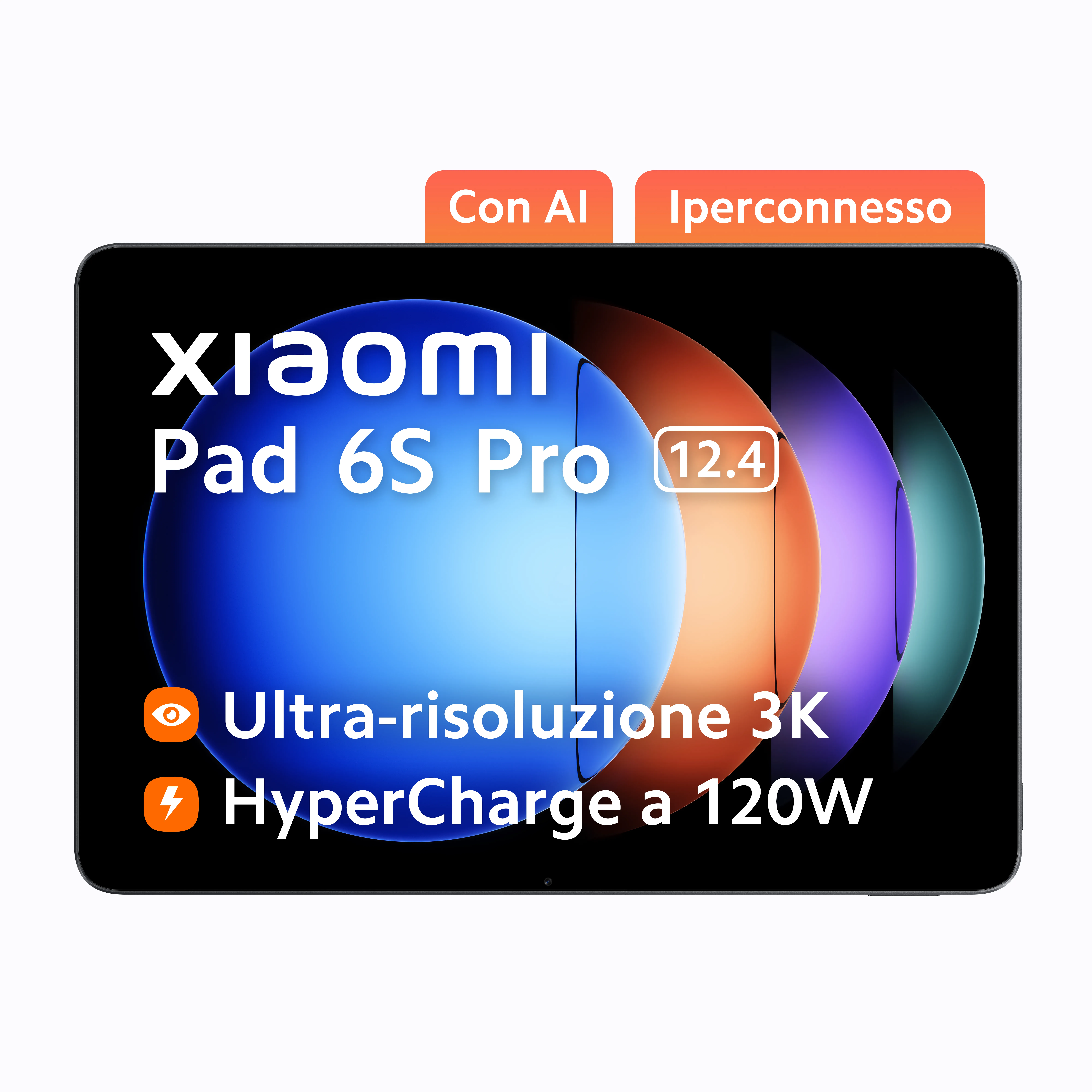 Xiaomi Pad 6S Pro. 12.4&quot; 3K, 8/256GB, WiFi, HyperOS, Android U - tablet, graphite gray