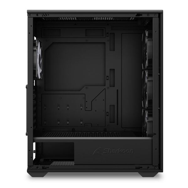 Sharkoon VK4 ARGB midi-tower chassi med f&ouml;nster, svart