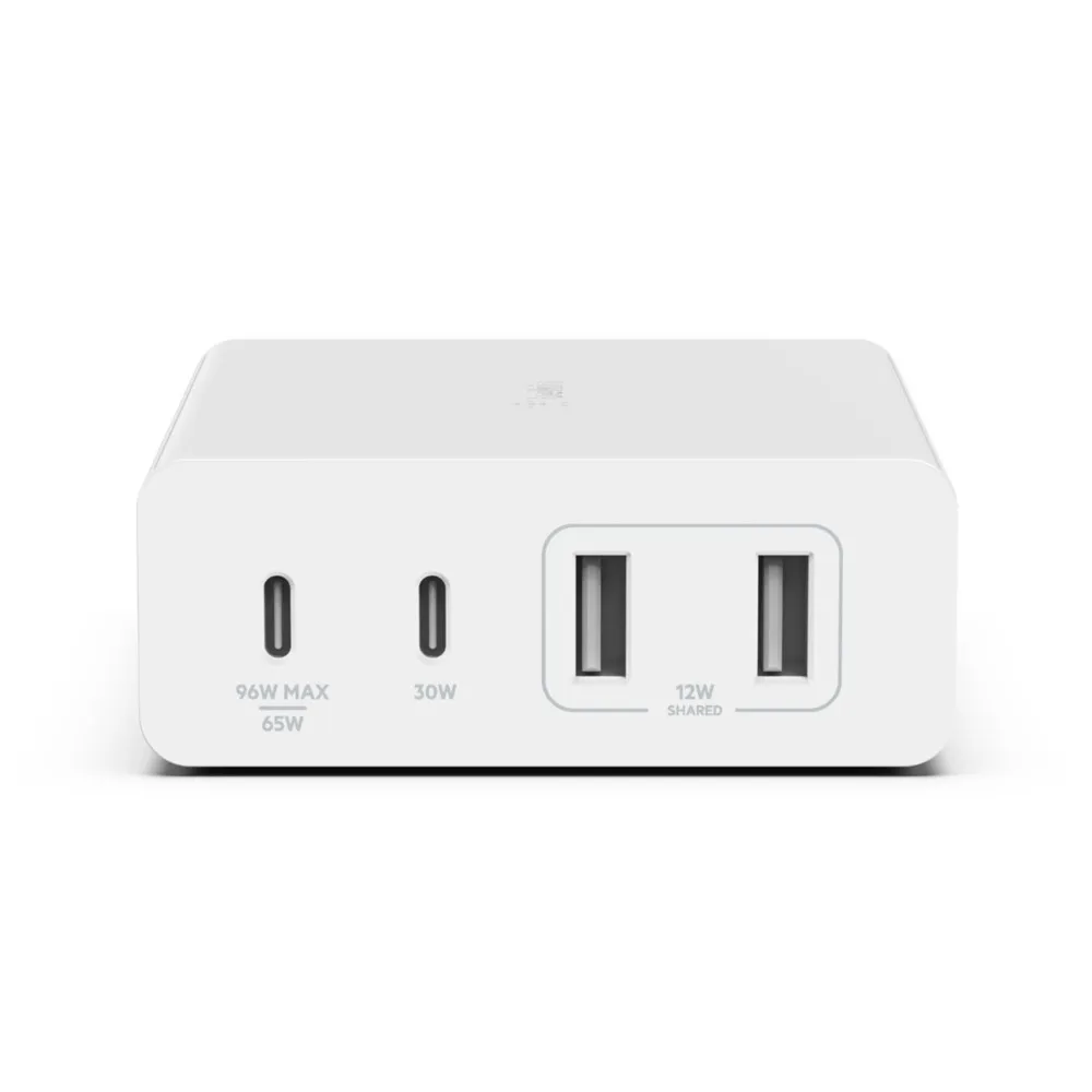 108W 4-Ports USB GaN Desktop Charger 2M